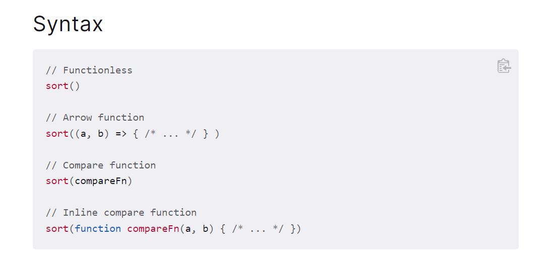 An Introduction To The JavaScript Array Sort Method